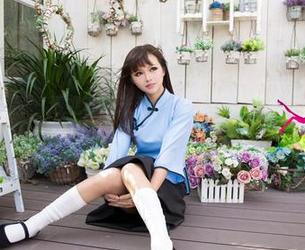 UGirls尤果网 – 透视苏糯米私房的白衬衫，让人忍不住多看几眼。