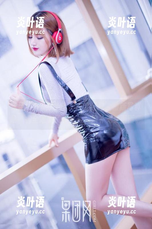 果团网 - 达人Miss琪的红裙，最新写真集，完全吃到了少女心，脑补无数画面。